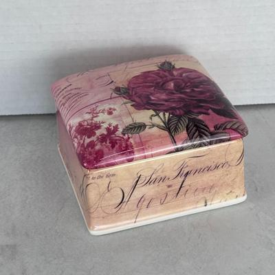 Pottery Trinket Box