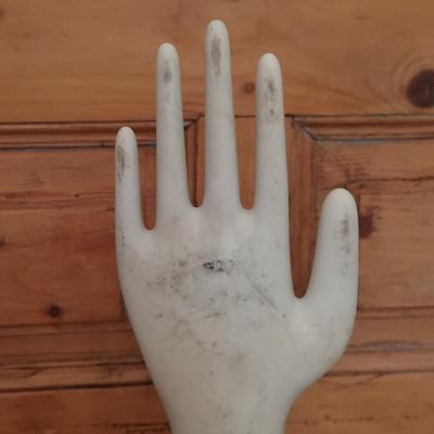 Two Vintage Porcelain Glove Displays (PB-BBL)