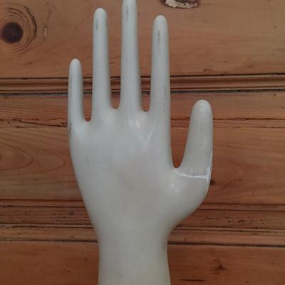 Two Vintage Porcelain Glove Displays (PB-BBL)
