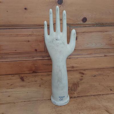 Two Vintage Porcelain Glove Displays (PB-BBL)