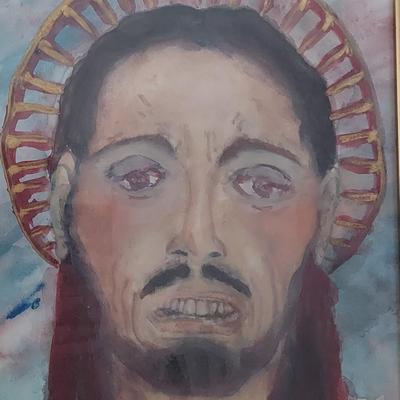 Three Original Religious Watercolor Portraits (PB-BBL)