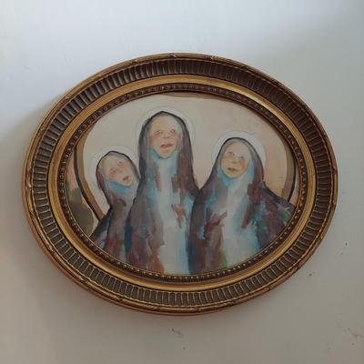 Three Original Religious Watercolor Portraits (PB-BBL)