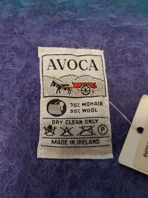 Avoca Mohair & Wool Irish Made Throw (PB-BBL)