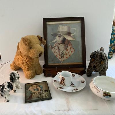 UBB Lot of Vintage Dog Collectibles