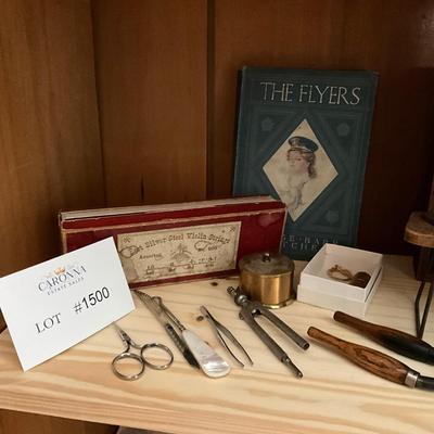 UBC1500 Lot of Childrens Doll Accessories with Ironing Board and Curler