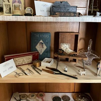 UBC1500 Lot of Childrens Doll Accessories with Ironing Board and Curler