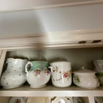 UBC1505 Lot of Four Antique Chamber Pots