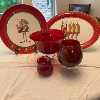 Lot of 5 - Christmas Decor