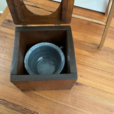 UBA1518 Vintage Ideal Doll with High Chair and Agate Wooden Potty