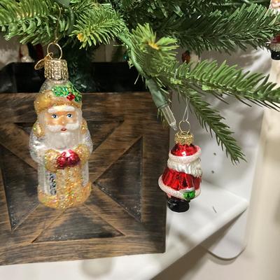 UBC1520 Lot of Three Decorated Christmas Trees- Shiny brite Patience Brewster and more