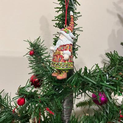 UBC1520 Lot of Three Decorated Christmas Trees- Shiny brite Patience Brewster and more