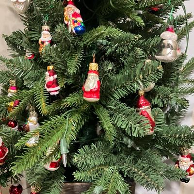 UBC1520 Lot of Three Decorated Christmas Trees- Shiny brite Patience Brewster and more