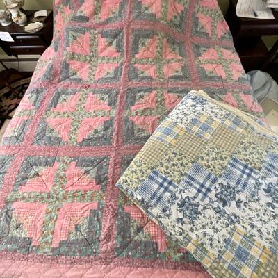 UBC1481 Lot of Two Vintage Quilts