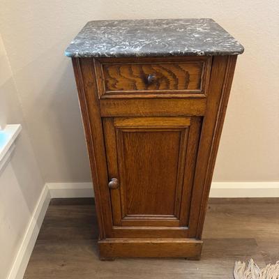 Marble Top Cabinet