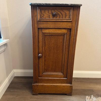 Marble Top Cabinet