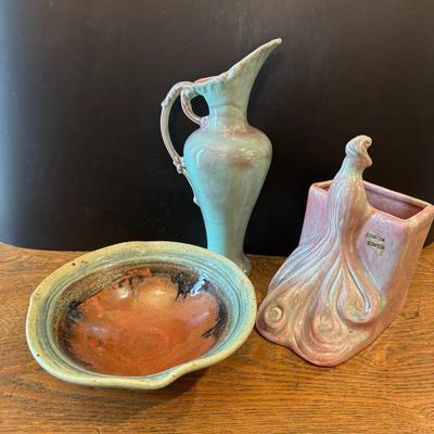 Lot of 3 Pottery