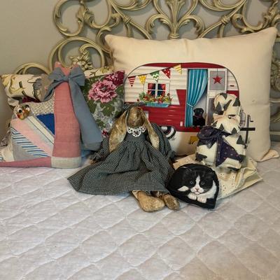 Pillow and Miscellaneous stuffed animals