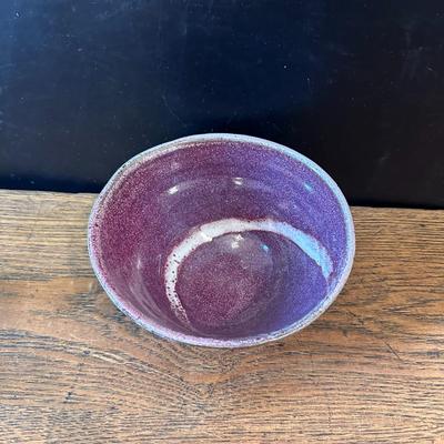 Glazed Purple Bowl
