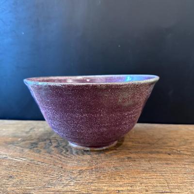 Glazed Purple Bowl