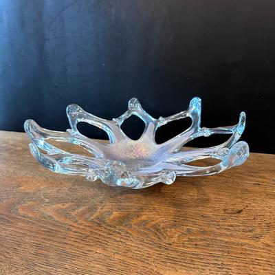 Large Art Glass Starfish Bowl
