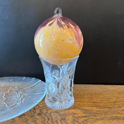 Three Glass Pieces