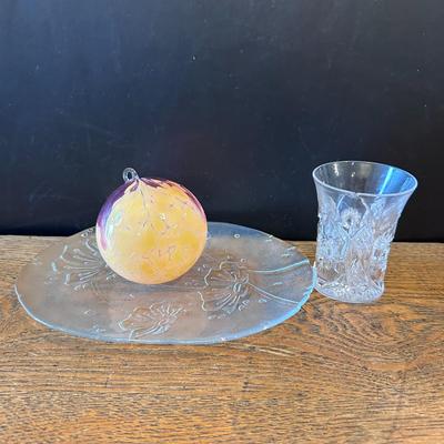 Three Glass Pieces