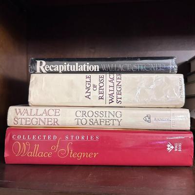 Lot of Books - Author Wallace Stegner (4)