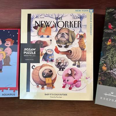 3 jigsaw puzzles
