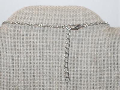 Triple Dragonflies Silver Tone PENDANTS (2" & Smaller) on a Silver Tone Long Necklace Chain 26" L