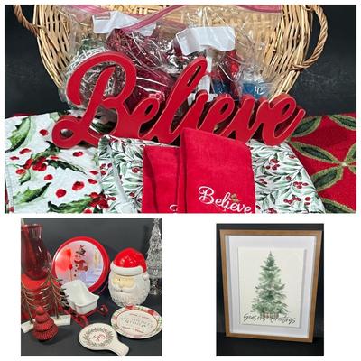 LOT 1B: Large Lot of Christmas Decor