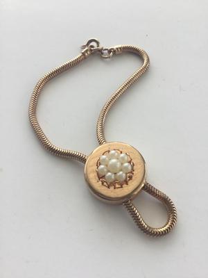 Vintage unmarked slider bracelet