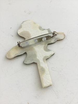 Vintage scarecrow pin