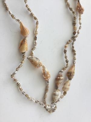 Seashell statement necklace