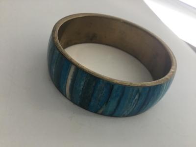 Blue fashion bangle bracelet