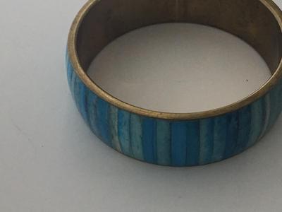 Blue fashion bangle bracelet