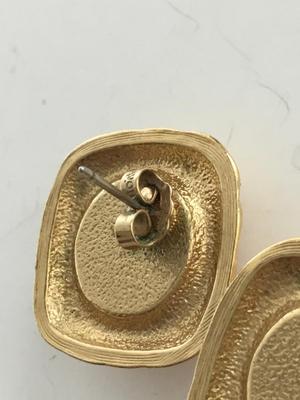 Vintage Avon marked fashion earrings