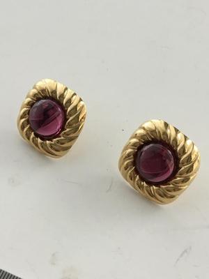 Vintage Avon marked fashion earrings