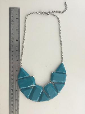 Beautiful blue fashion necklace