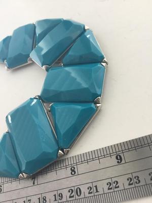 Beautiful blue fashion necklace
