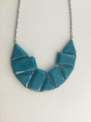 Beautiful blue fashion necklace