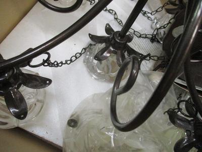 Any Where Lighting Battery Powered Kami Chandelier