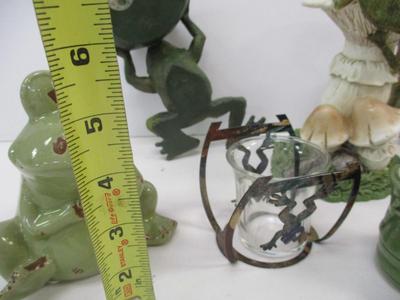 Collection Of Frog Figures & Decor