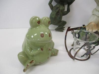 Collection Of Frog Figures & Decor
