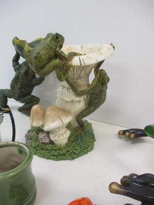 Collection Of Frog Figures & Decor