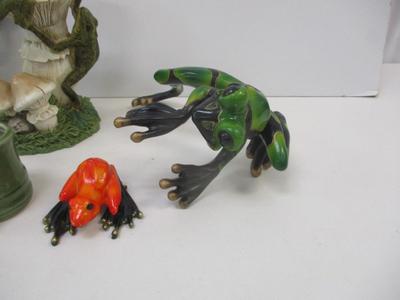 Collection Of Frog Figures & Decor