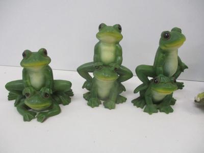 Outdoor Frog Decorations Plastic/Resin