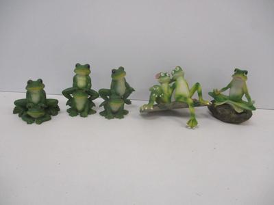 Outdoor Frog Decorations Plastic/Resin