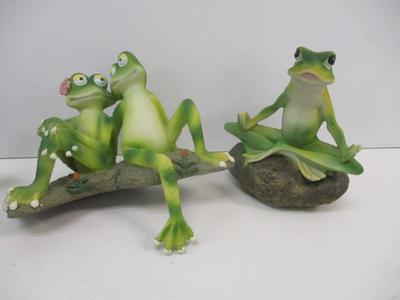 Outdoor Frog Decorations Plastic/Resin