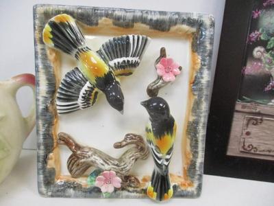 Janet Kruskamp Art Ceramic Wall Pockets & Vintage Tiles