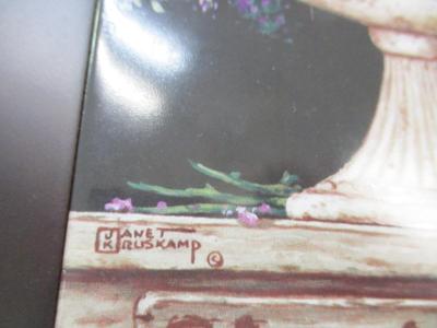 Janet Kruskamp Art Ceramic Wall Pockets & Vintage Tiles